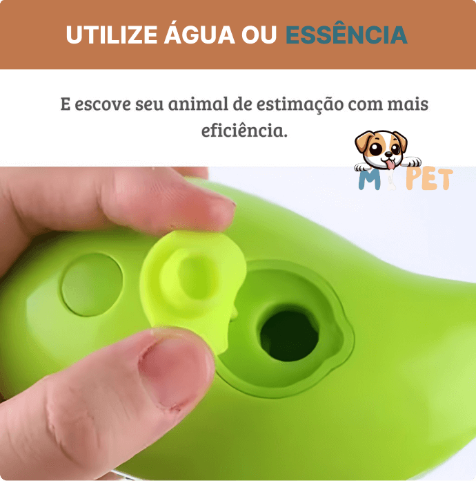 Escova 3 em 1 Para Caes e Gatos - Removedor de Pelos, Massagem Limpeza a Vapor | Escova Autolimpante para Pets