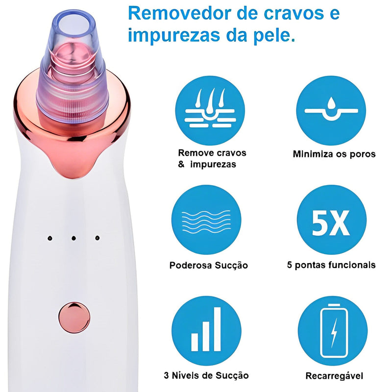 Removedor de Cravos A Vácuo Skin Cleaner